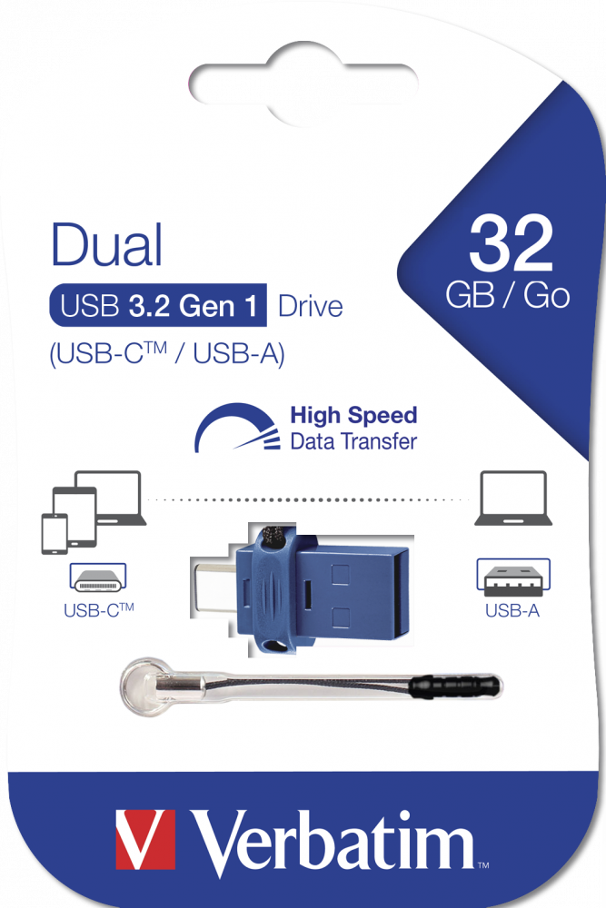 Dvojna USB disk jedinica USB-C / USB-A 32 GB