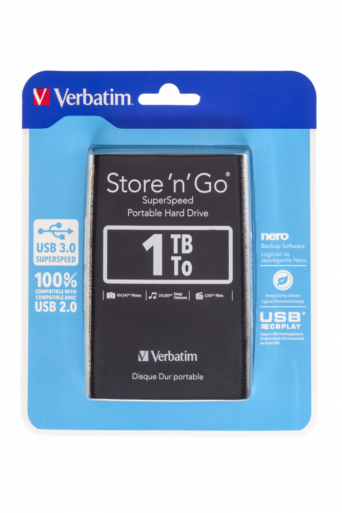 Store 'n' Go USB 3.0 prijenosni tvrdi disk 1TB crna