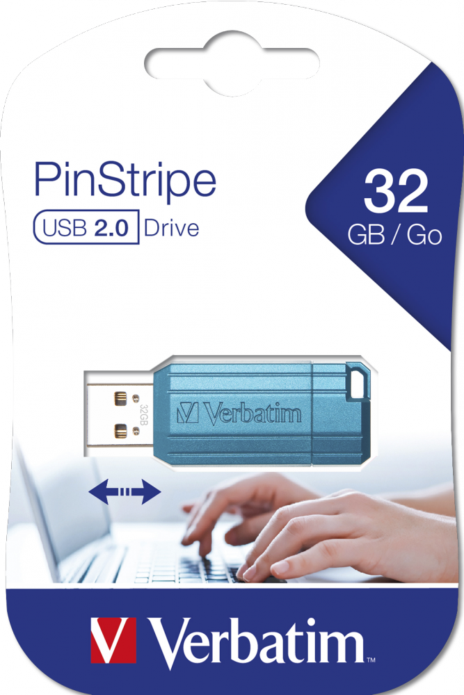 PinStripe USB pogon 32GB karipsko plavi