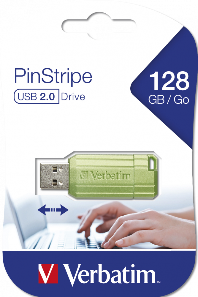 PinStripe USB pogon 128GB lisno zeleni