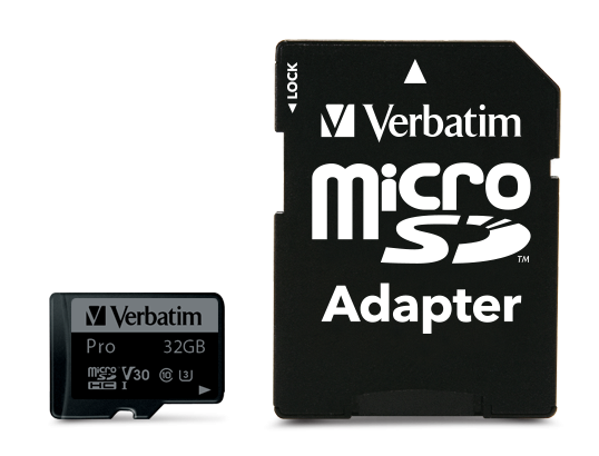 Pro U3 32GB Micro SDHC Card