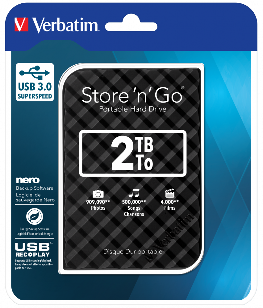 Store 'n' Go USB 3.0 Prijenosni tvrdi disk 2TB crna